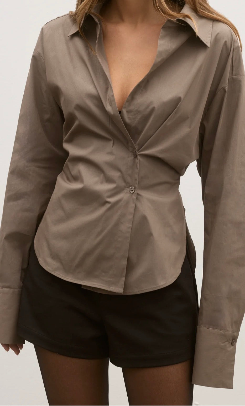 BAYSE | TILDA SHIRT - ASH