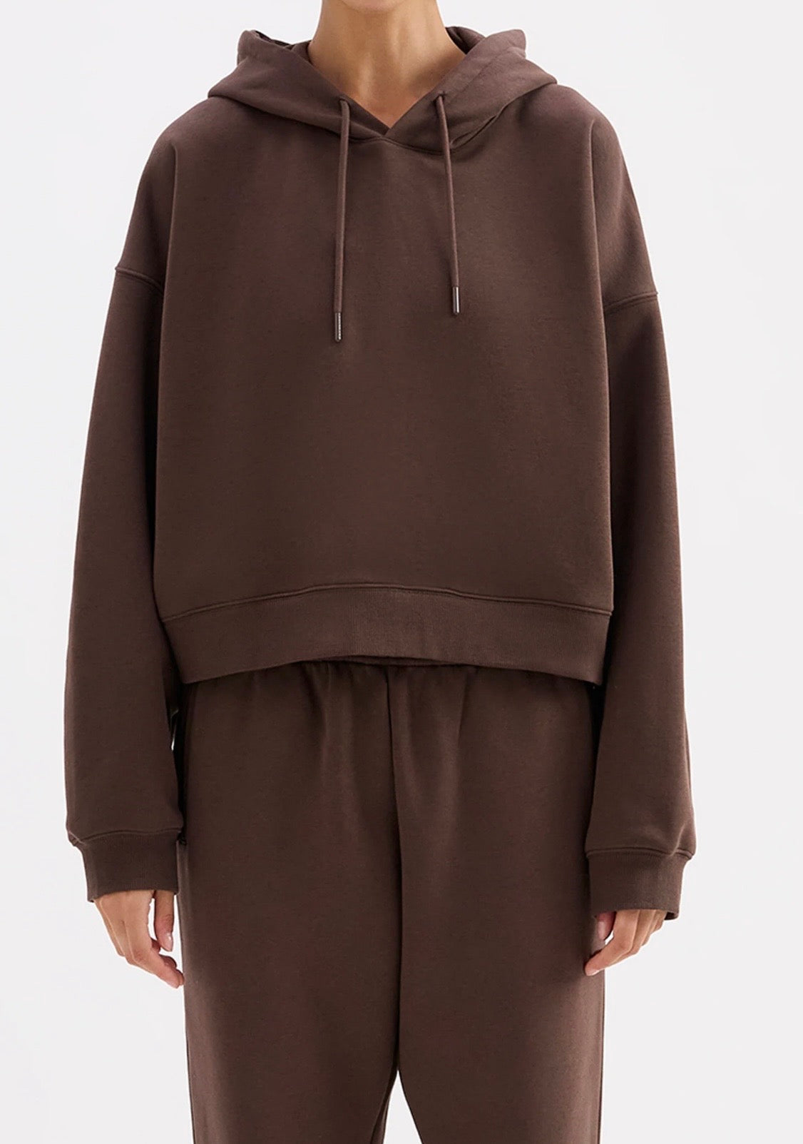 CARTER CLASSIC HOODIE | chocolate - Nude Lucy