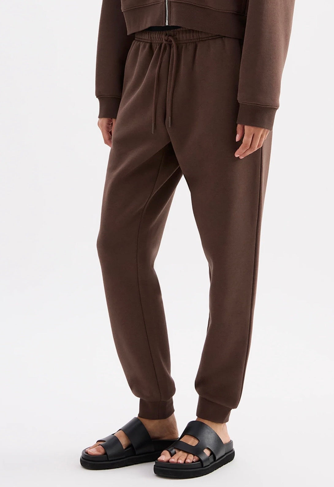 CARTER CLASSIC TRACK PANT | Chocolate - Nude Lucy