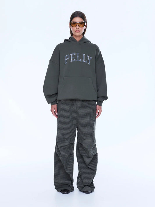 ENA PELLY | CASSIE OVERSIZED HOODIE WASHED OLIVE