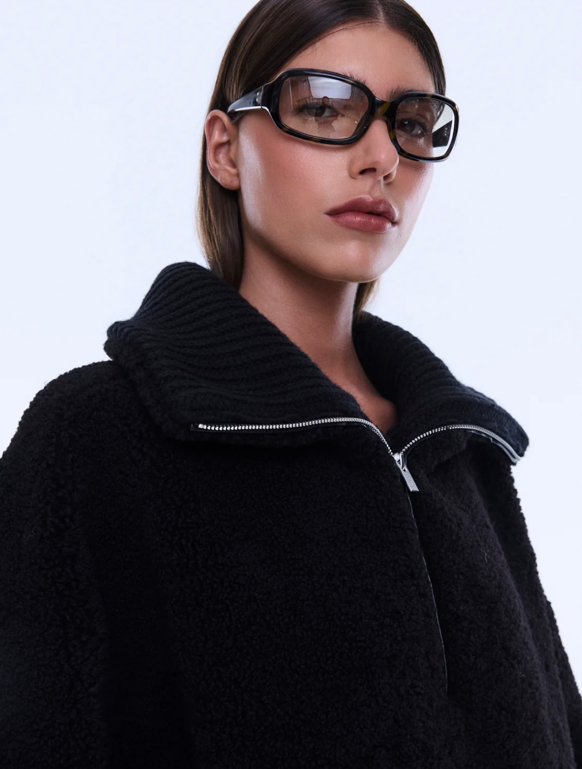 ENA PELLY - Winnie Qtr Zip Black
