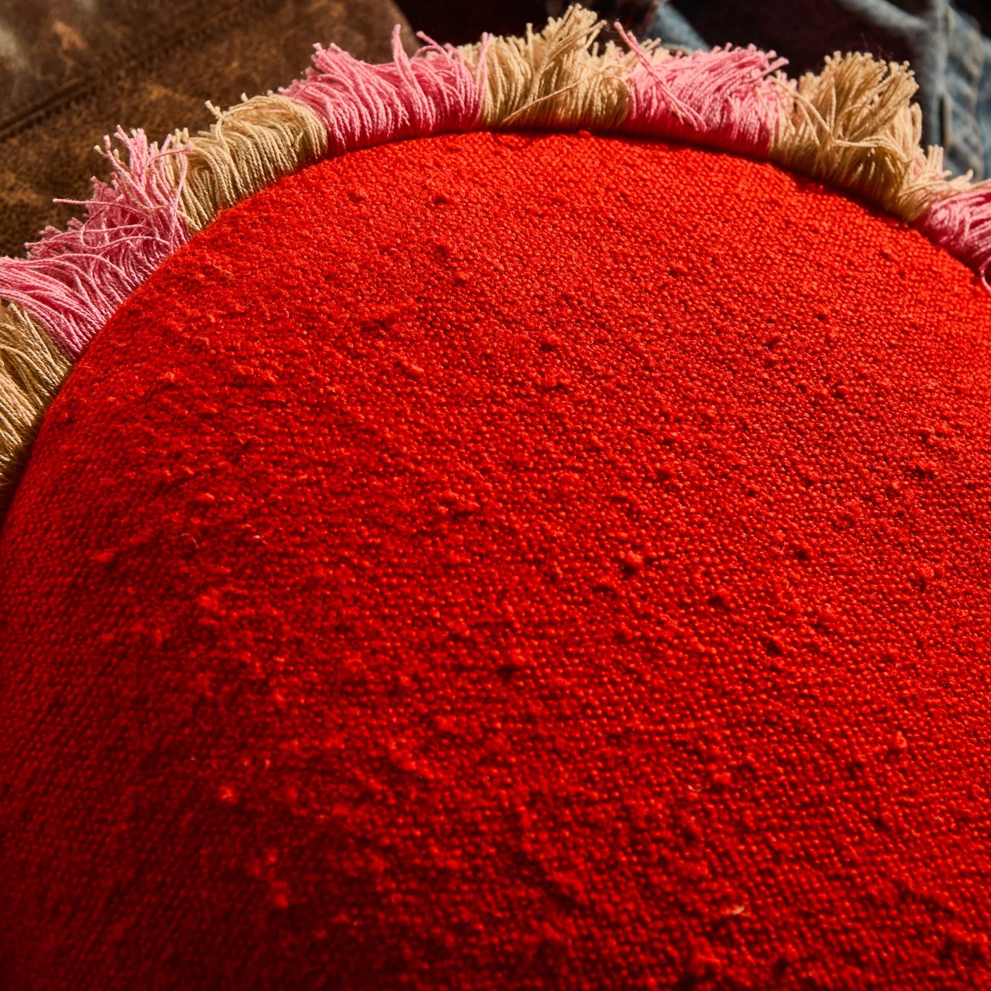 SAGE X CLARE | Reese Round Cushion Poppy