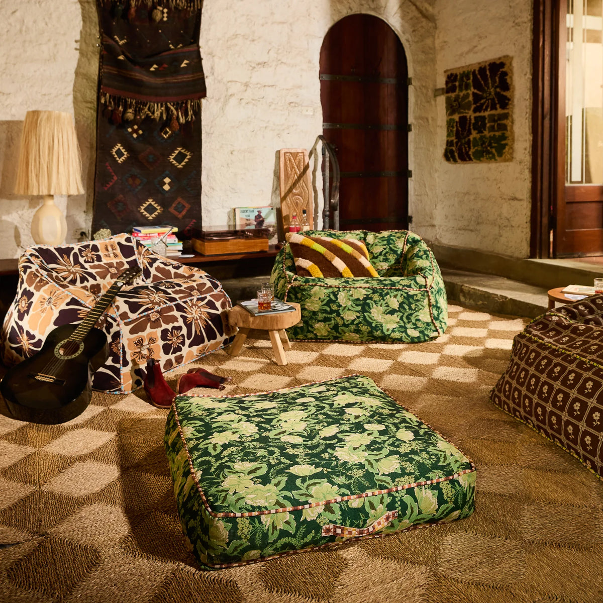 SAGE X CLARE | Jacquard Floor Cushion