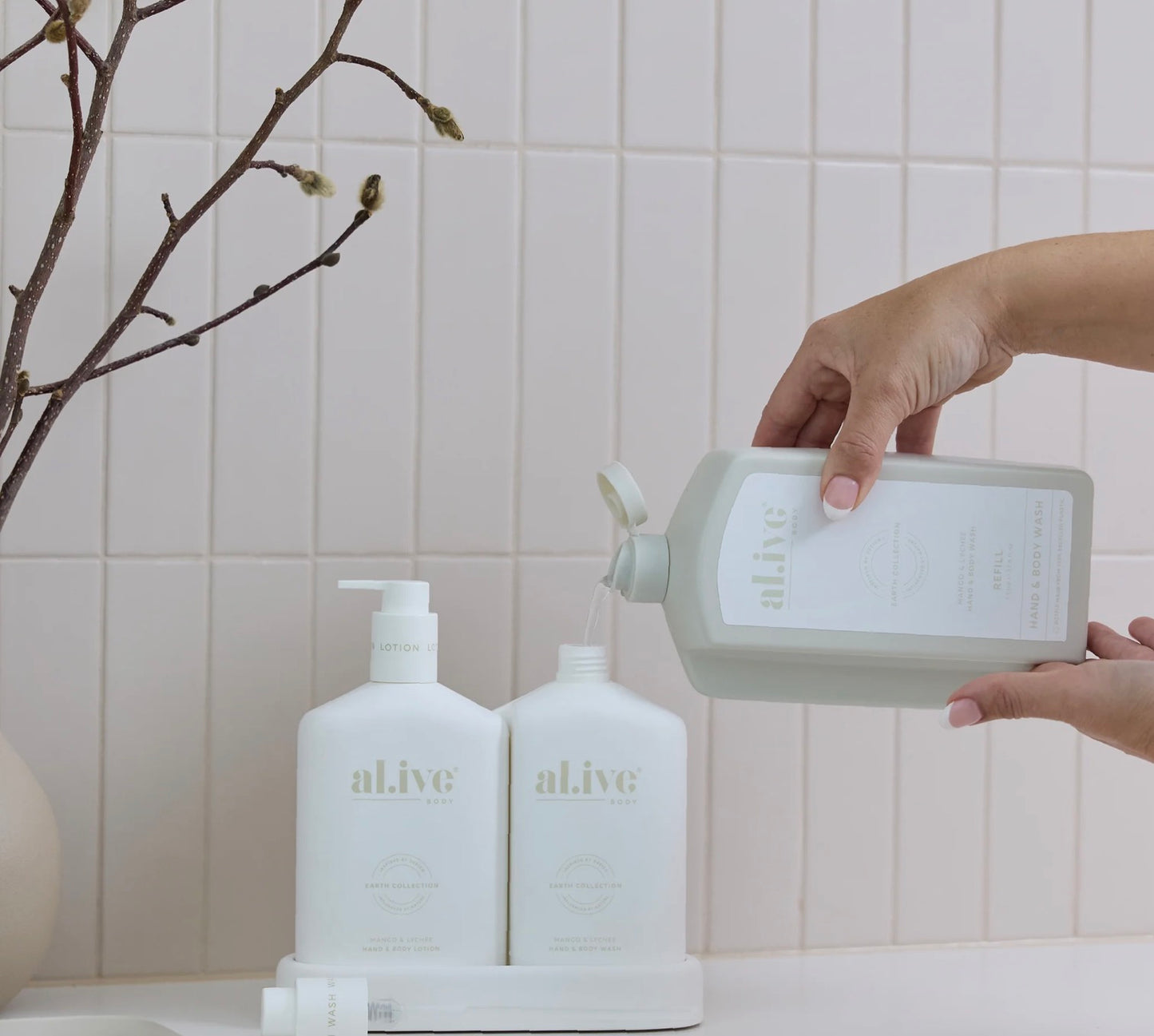 AL.IVE | Hand And Body Wash Refill Mango Lychee
