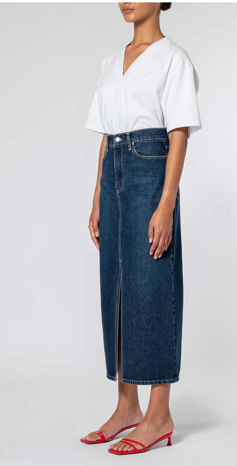 Nobody Denim ~ Avery Skirt Deep Blue