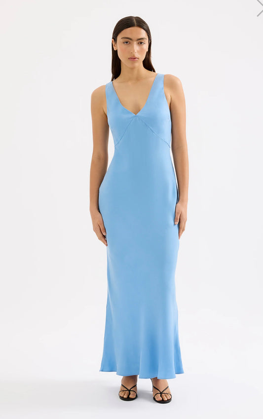 NUDE LUCY | HARPER CUPRO MAXI DRESS