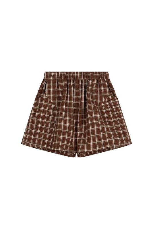 Lenn Label | Choc check short