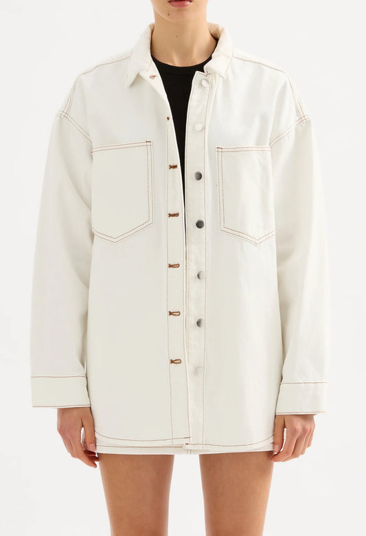 NUDE LUCY| organic denim overshirt