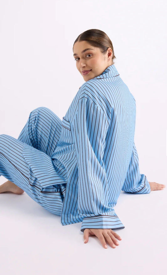 HOMMEY | Sleep Pant - Iced Chocolate Stripes