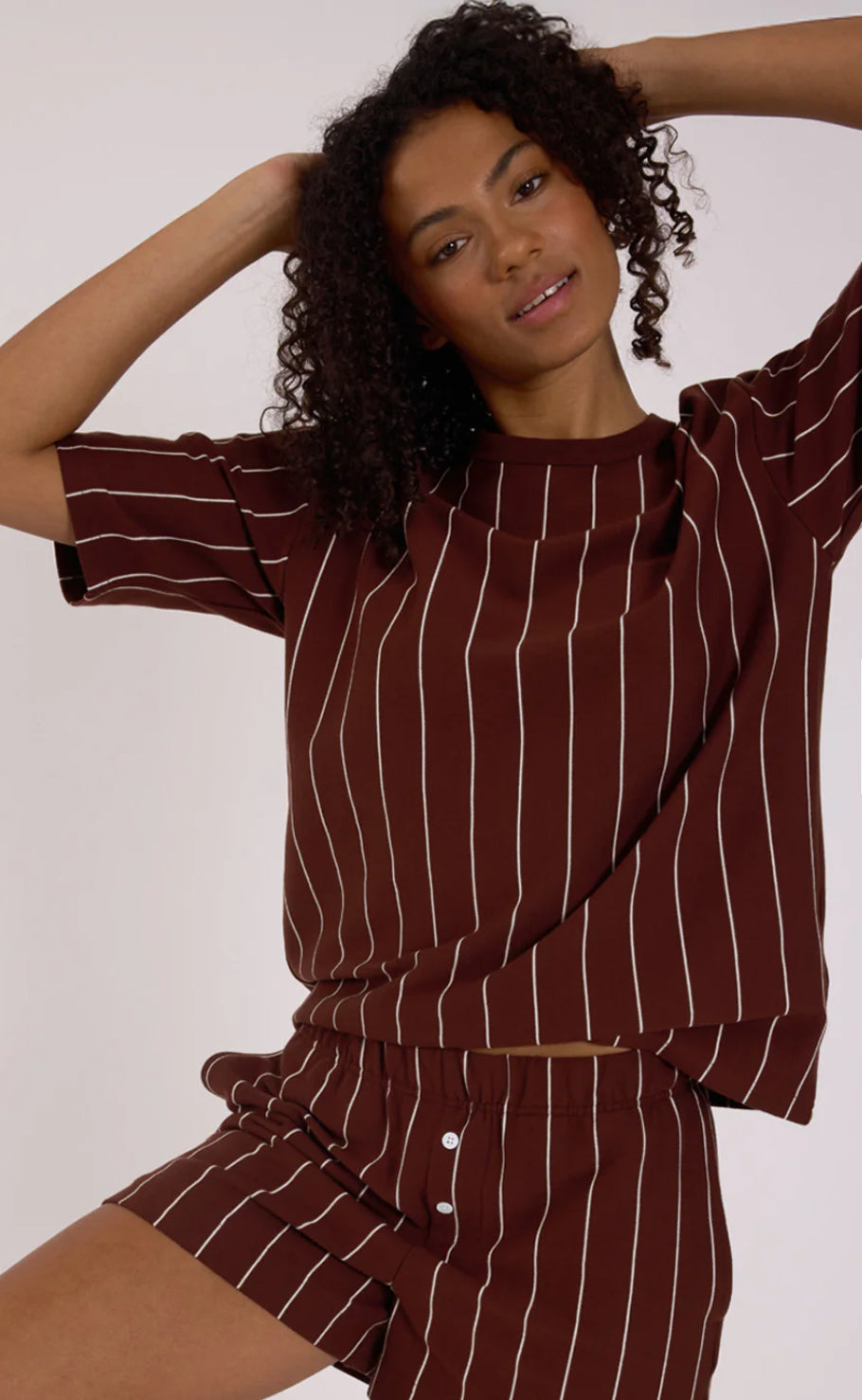 HOMMEY | Sleep T-Shirt - Mahogany