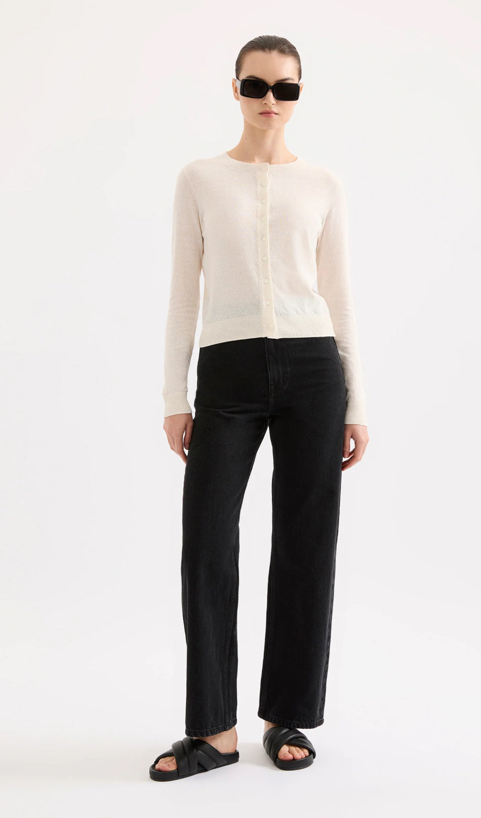 NUDE LUCY | LOUIE LINEN BLEND CARDIGAN