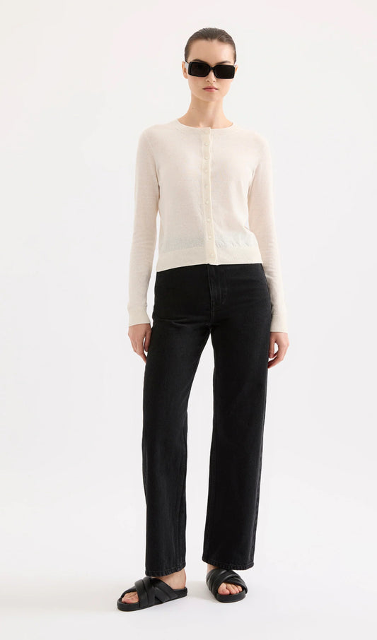 NUDE LUCY | LOUIE LINEN BLEND CARDIGAN