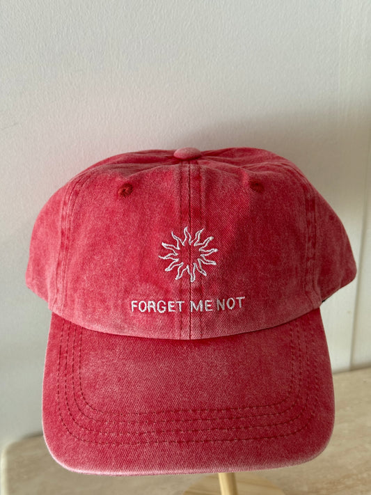 EVALIAH | FORGET ME NOT CAP IN CHILLI