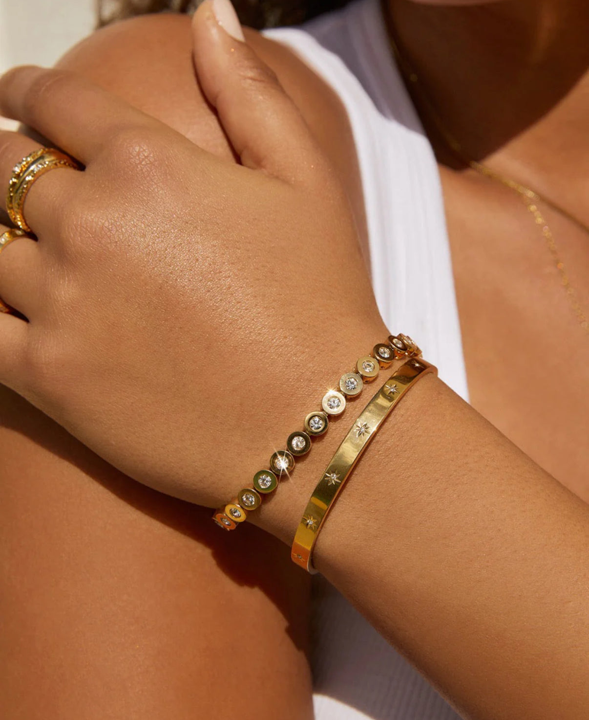 AOE | GEMMA GOLD CUFF BRACELET