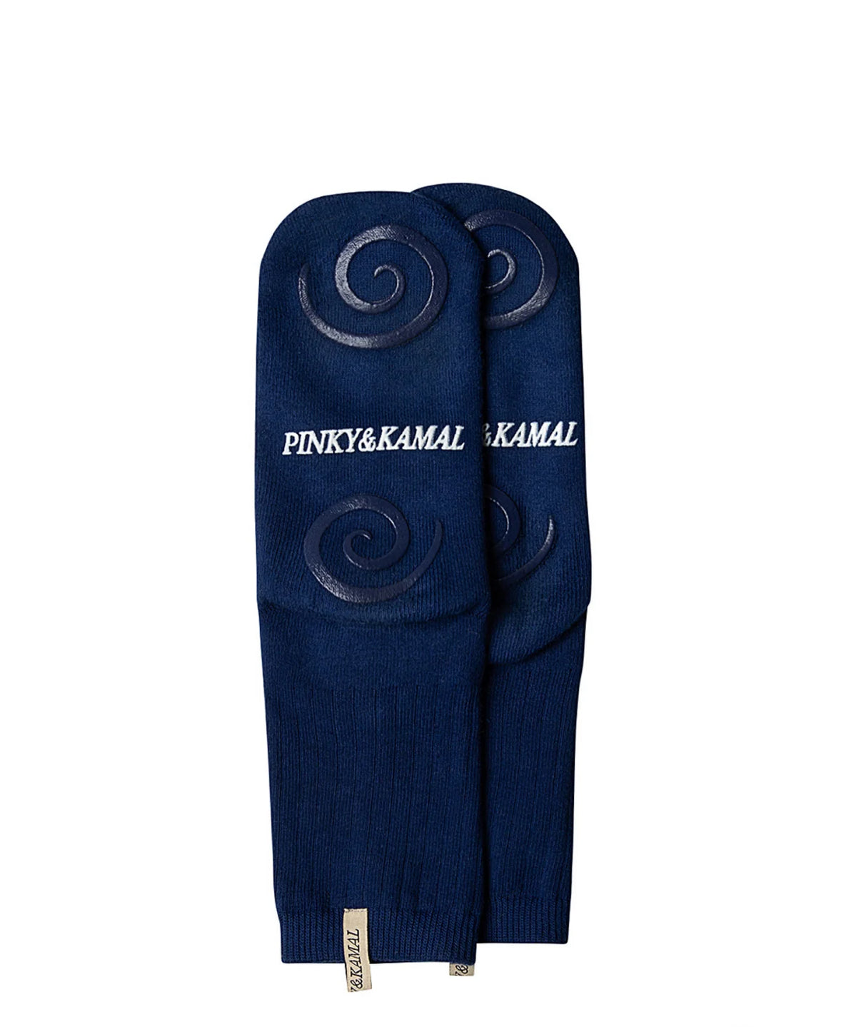 PINKY AND KAMAL | PILATES SPIRAL GRIP SOCK - DEEP OCEAN