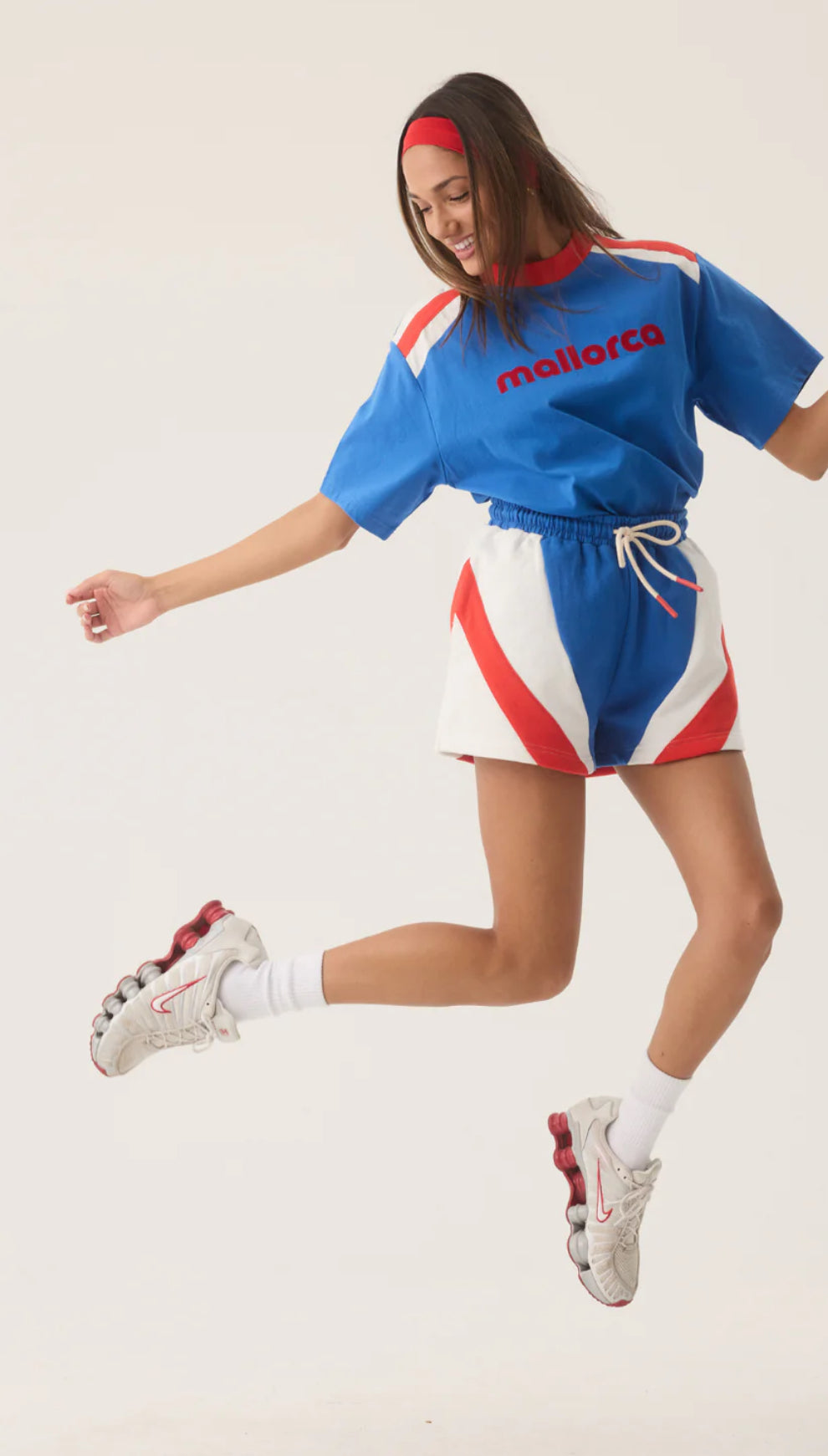 ARAMINTA JAMES | MALLORCA TRACK SHORT SPANISH BLUE