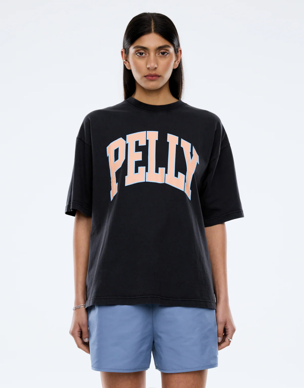 ENA PELLY | PEACH PELLY COLLEGIATE TEE
