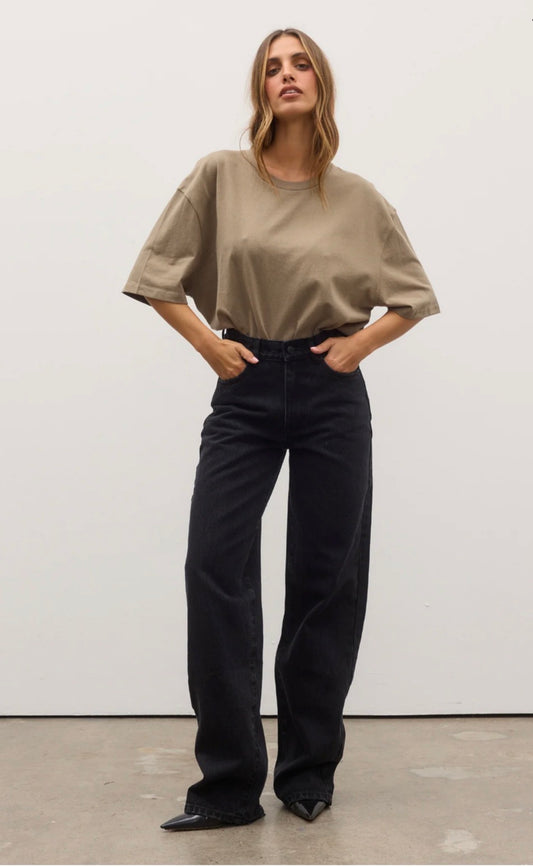 BAYSE | JONAS BOYFRIEND TEE - MILITARY