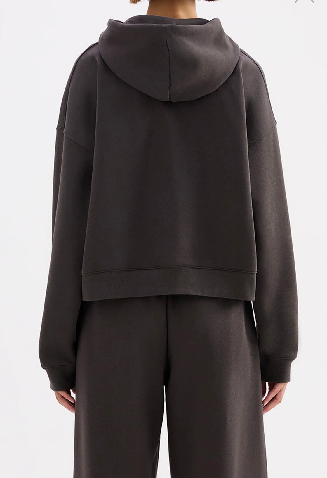 CARTER CLASSIC HOODIE | Coal - Nude Lucy