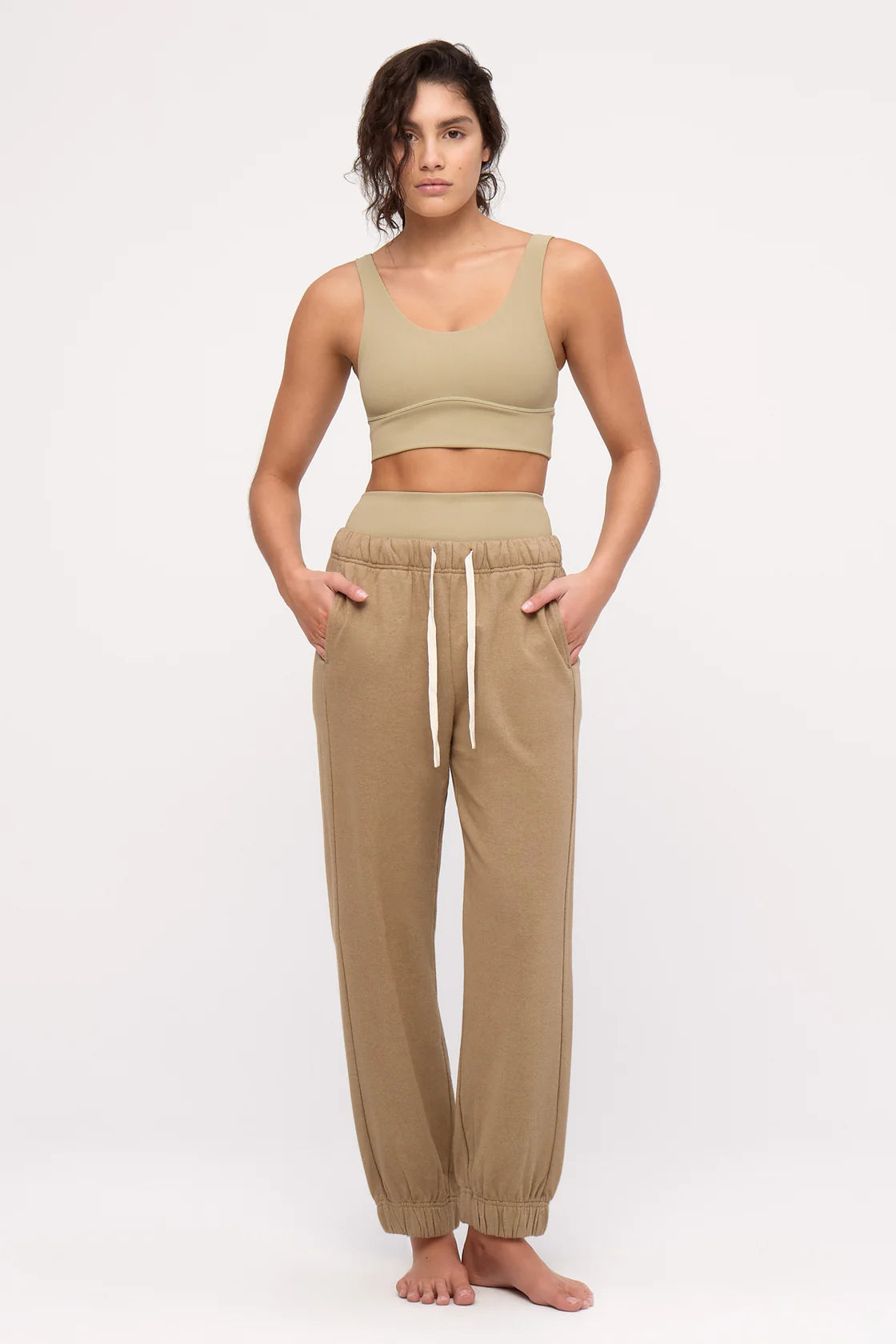 Zulu and Zephyr | Cuffed sport sweatpant olive