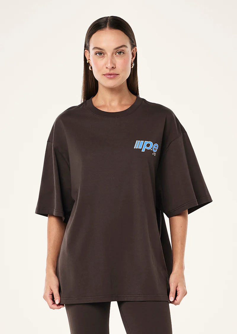 PE NATION | Glide Oversized Tee Coffee