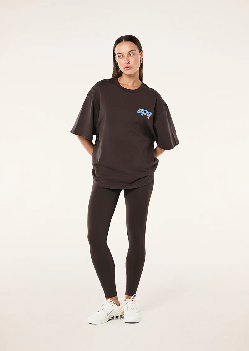 PE NATION | Glide Oversized Tee Coffee