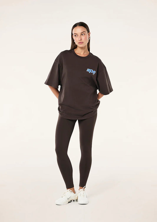 PE NATION | Glide Oversized Tee Coffee