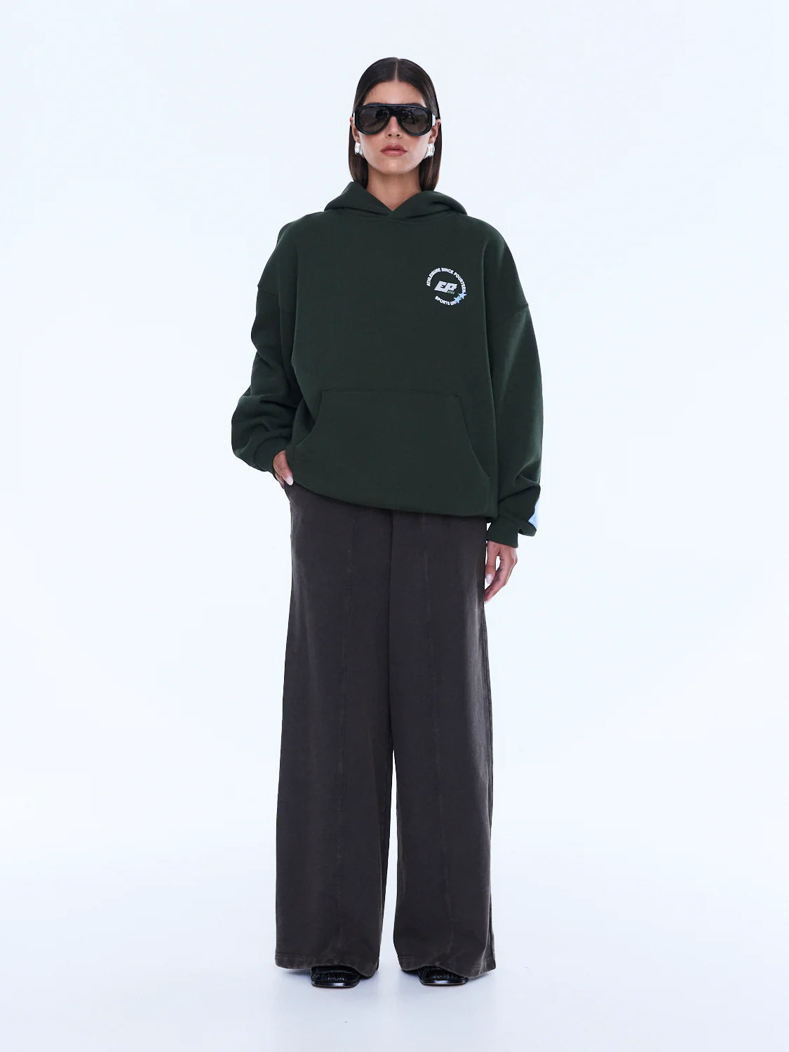 ENA PELLY | Aries Hoodie Moss Green