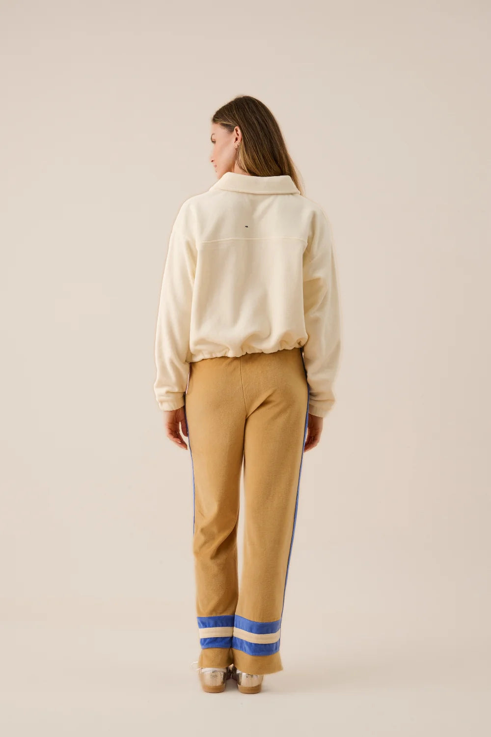 ARAMINTA JAMES | Zip Thru Sherpa Jacket Coconut