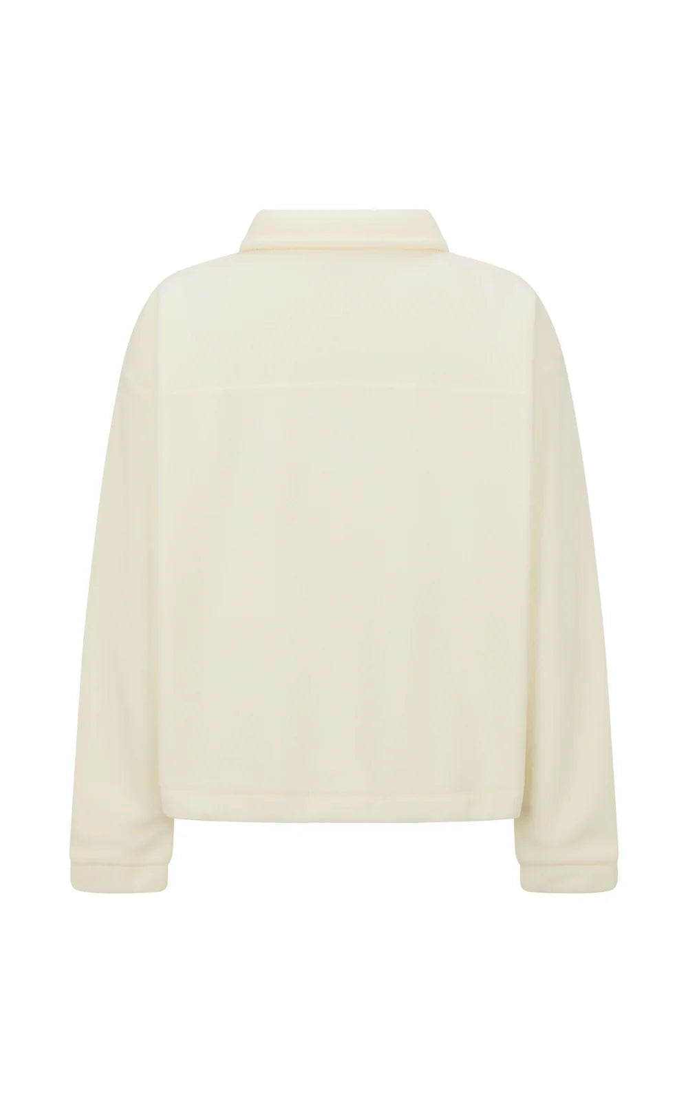 ARAMINTA JAMES | Zip Thru Sherpa Jacket Coconut