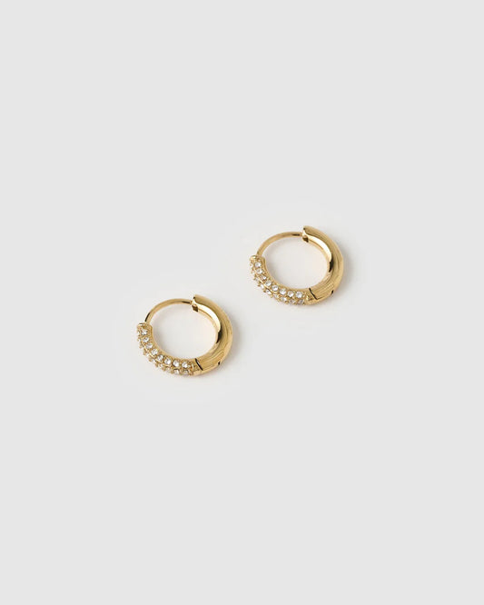 AOE | Imogen Gold Huggie Earrings
