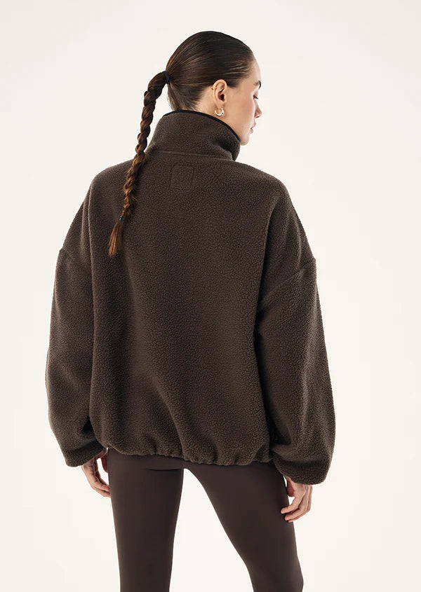 PE NATION | Rotate Quarter Zip Coffee