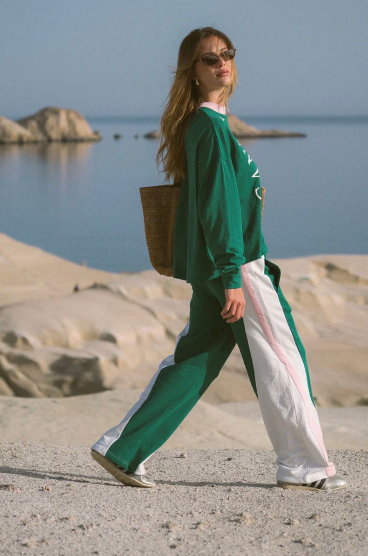 ARAMINTA JAMES | MALLORCA TRACKPANT SEA GREEN