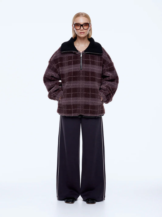 ENA PELLY | Winnie 1/4 Zip Burgundy