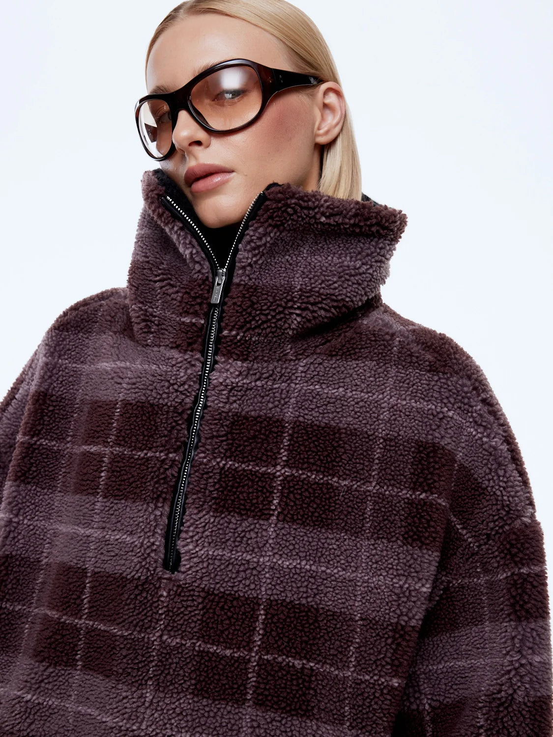 ENA PELLY | Winnie 1/4 Zip Burgundy
