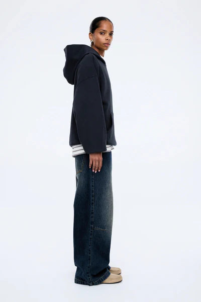 ENA PELLY | Cassie Oversized Hoodie Washed Midnight