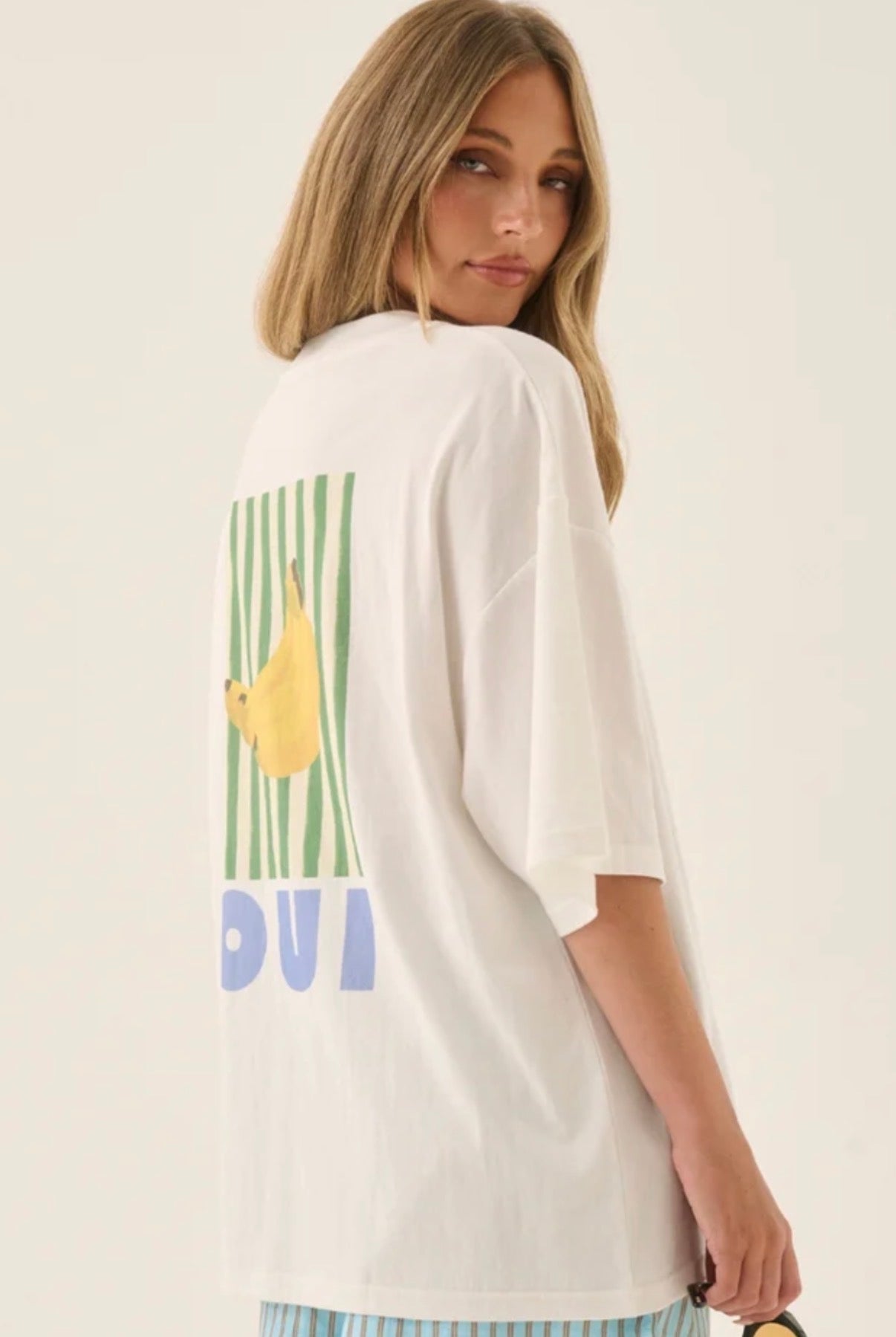 ARAMINTA JAMES | BANANA OVERSIZED TEE SNOW