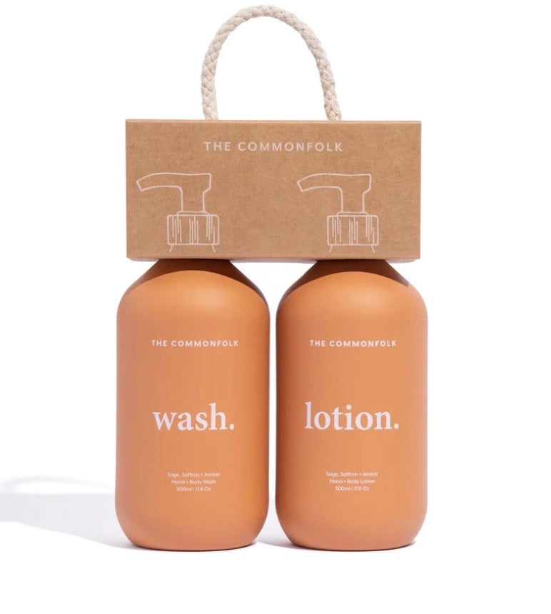 THE COMMONFOLK | Keep It Simple Wash+Lotion Kit - Terra