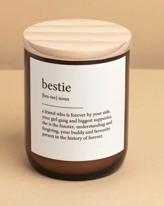 THE COMMONFOLK | Bestie ~ Dictionary Meaning Candle