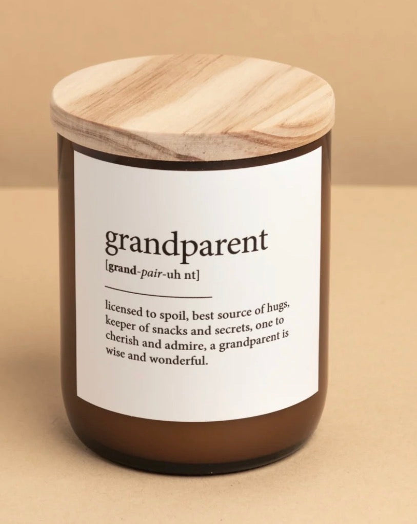 THE COMMONFOLK | Grandparent ~ Dictionary Meaning Candle