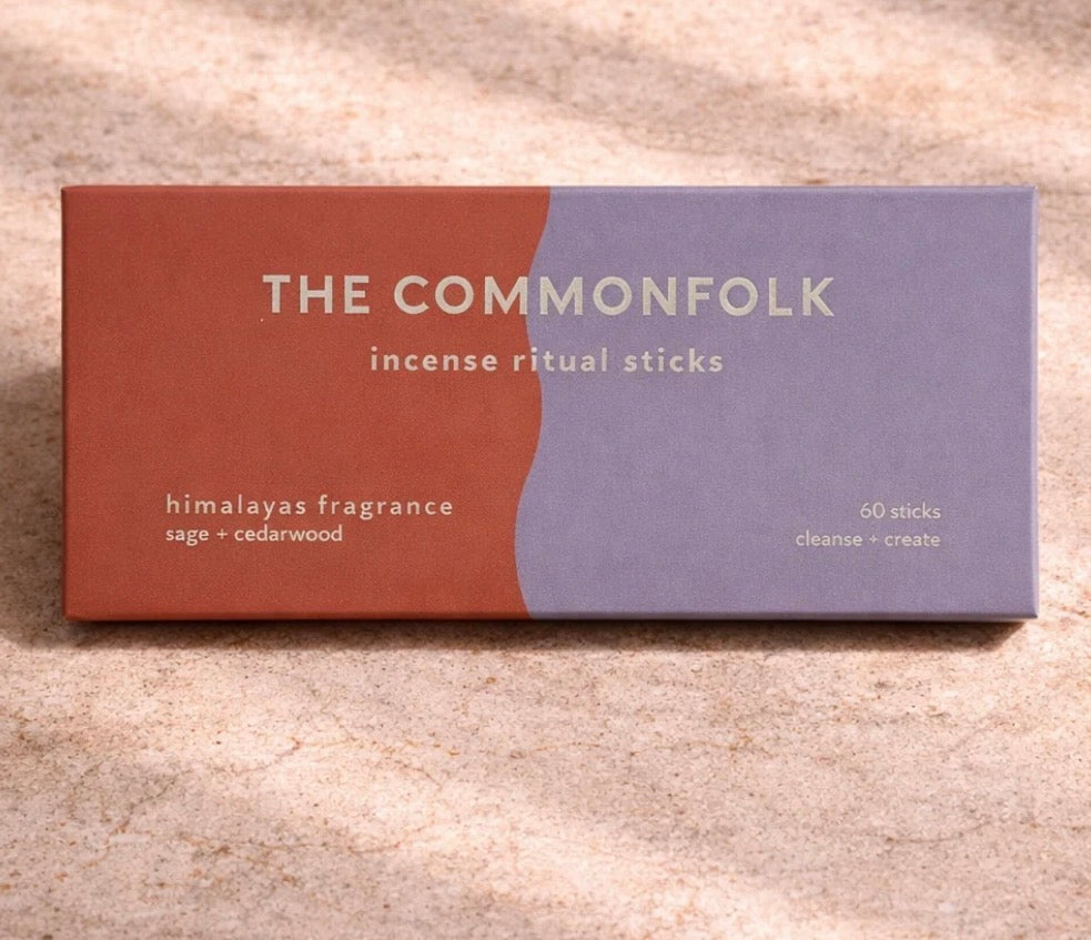 THE COMMONFOLK | Waves Incense Ritual Sticks / Himalayas - Sage + Cedarwood