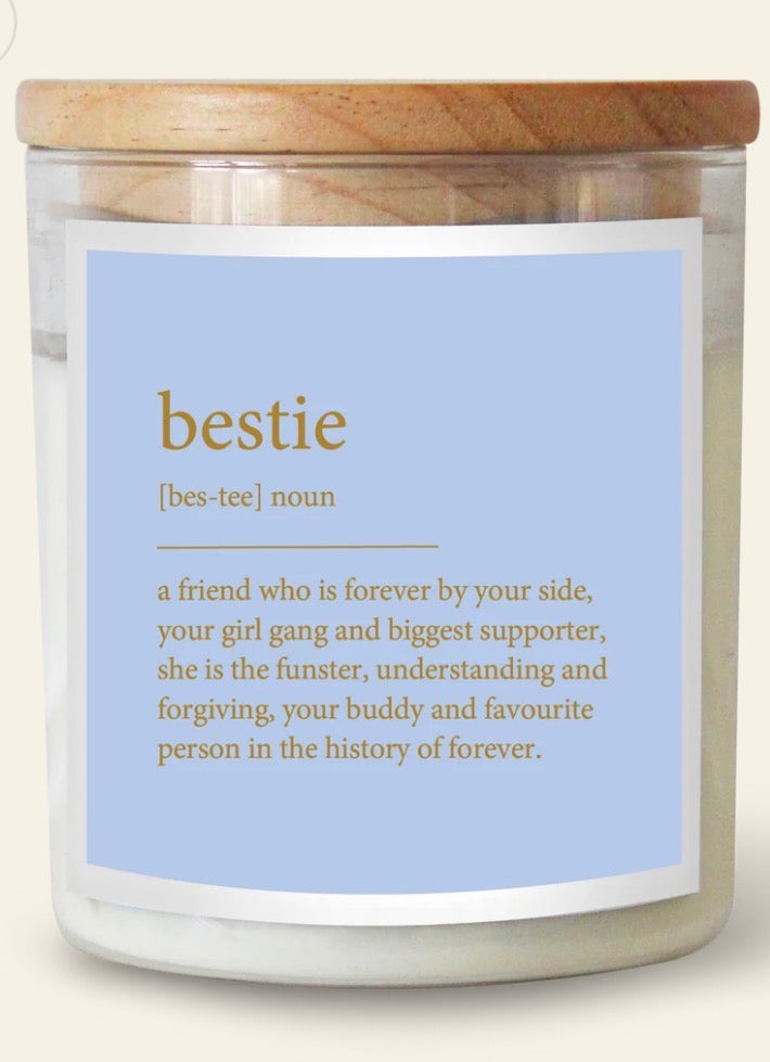 THE COMMONFOLK | Bestie ~ GOLDIE Dictionary Soul Candle