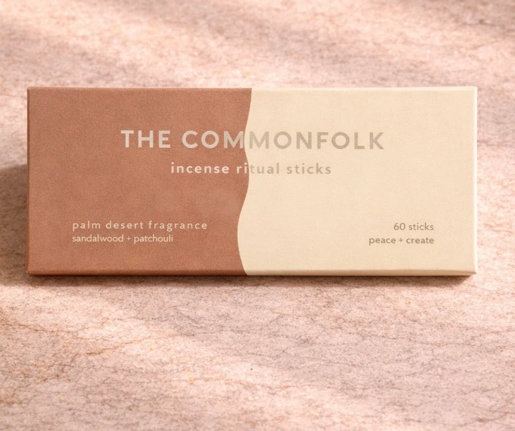 THE COMMONFOLK | Waves Incense Ritual Sticks / Palm Desert - Sandalwood + Patchouli