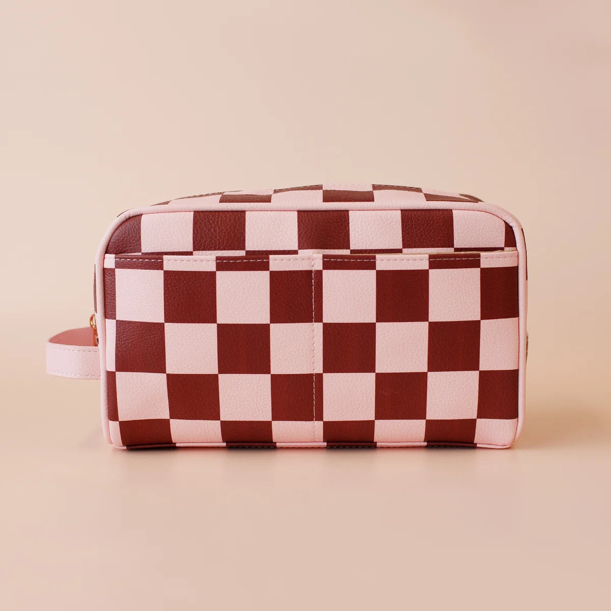 FOX AND FALLOW | Cherry Check Cosmetic Bag