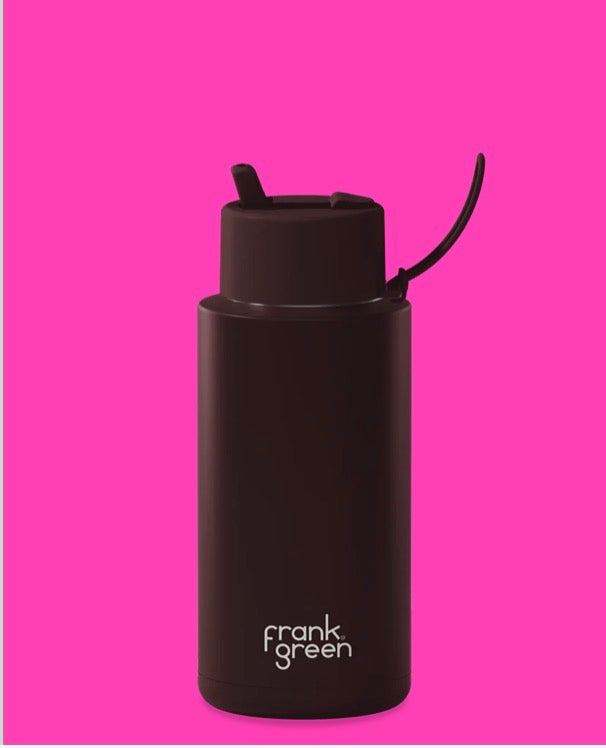 FRANK GREEN | Ceramic Reusable Bottle~1 litre chocolate