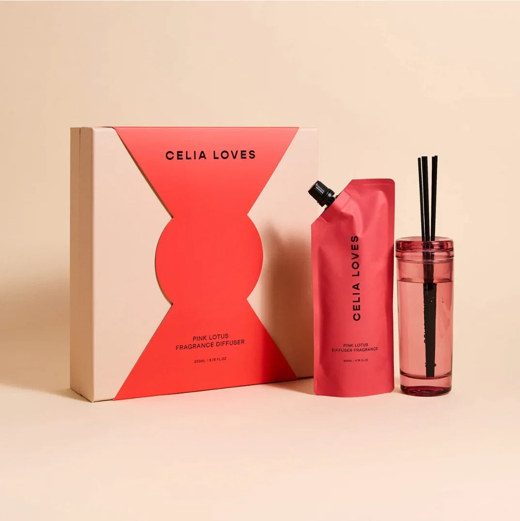 CELIA LOVES | Pink Lotus Diffuser Gift Set