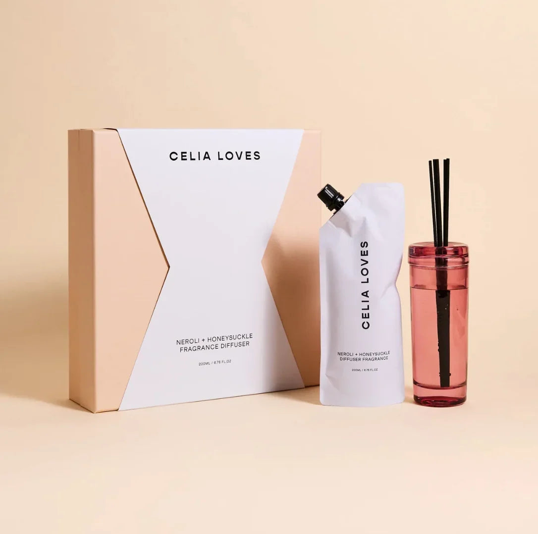 CELIA LOVES | Neroli and Honeysuckle Diffuser Gift Set