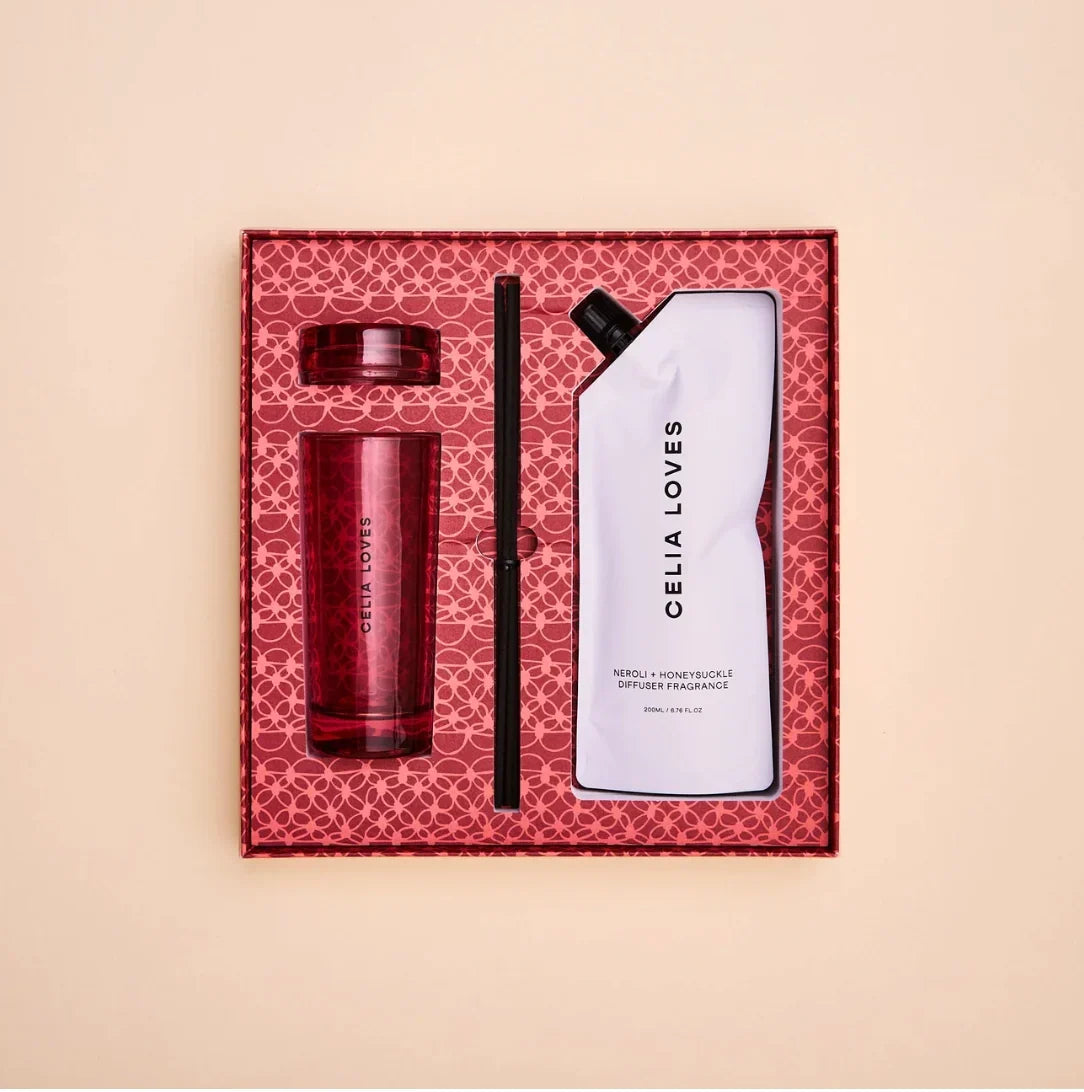 CELIA LOVES | Neroli and Honeysuckle Diffuser Gift Set