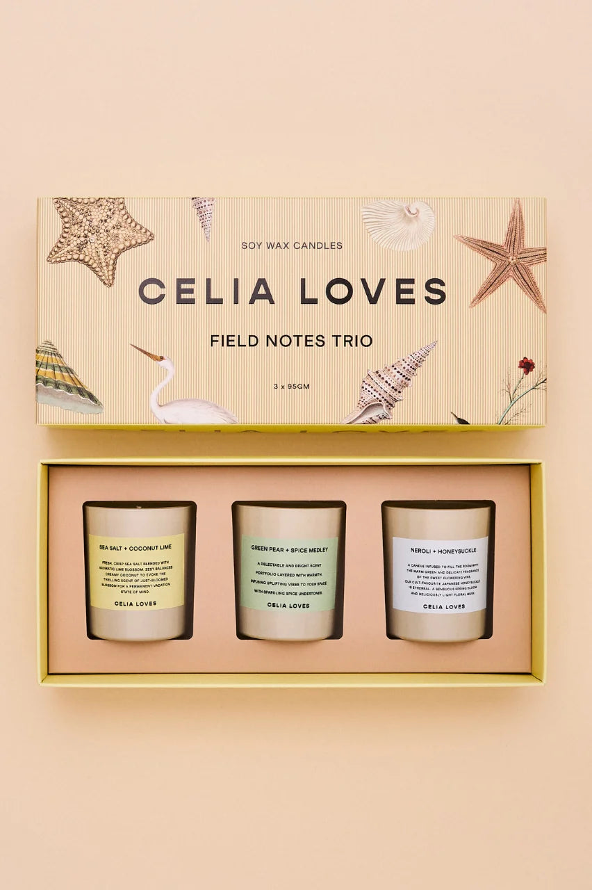 CELIA LOVES | Field Notes Trio