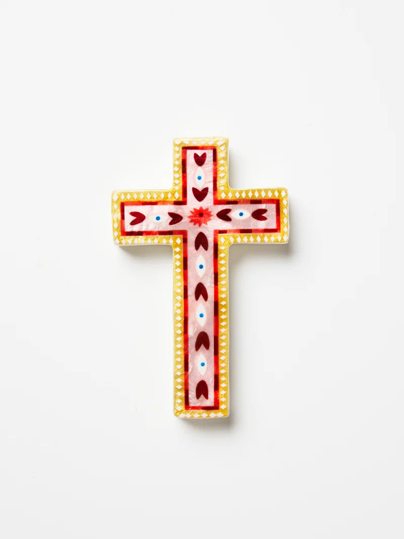 JONES AND CO | Fable Pink Small Cross